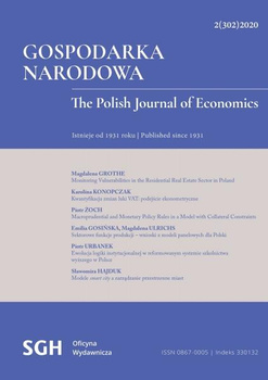 GOSPODARKA NARODOWA. THE POLISH JOURNAL OF ECONOMICS 2/2020