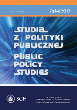 STUDIA Z POLITYKI PUBLICZNEJ 2(14) 2017 Public Policy Studies