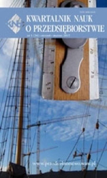 KWARTALNIK NAUK O PRZEDSIĘBIORSTWIE nr 1 (34) styczeń-marzec 2015