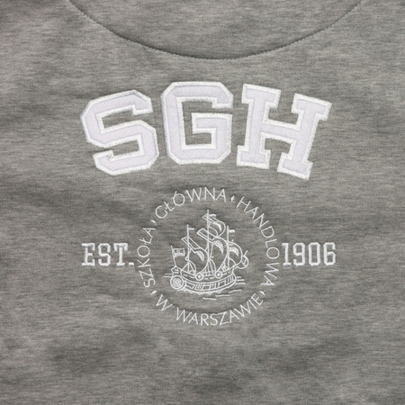 BLUZA BASEBALLÓWKA SZARA