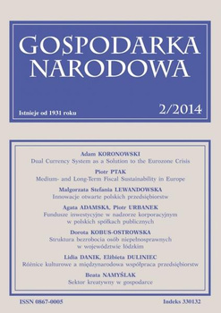 GOSPODARKA NARODOWA 2/2014