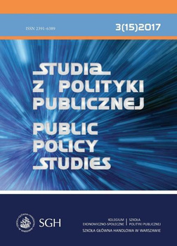 STUDIA Z POLITYKI PUBLICZNEJ 3(15)2017 Public Policy Studies