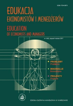 EDUKACJA EKONOMISTÓW I MENEDŻERÓW nr 1 (43) styczeń-marzec 2017