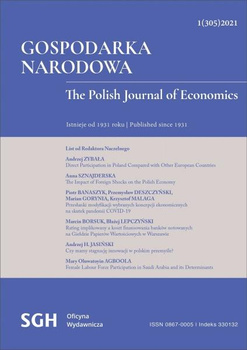 GOSPODARKA NARODOWA. THE POLISH JOURNAL OF ECONOMICS 1/2021