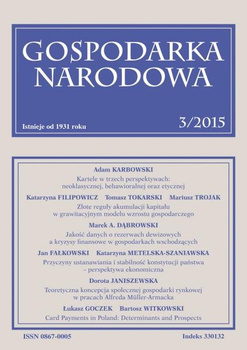 GOSPODARKA NARODOWA 3/2015