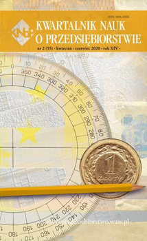 KWARTALNIK NAUK O PRZEDSIĘBIORSTWIE Tom 55 Nr 2 (2020)