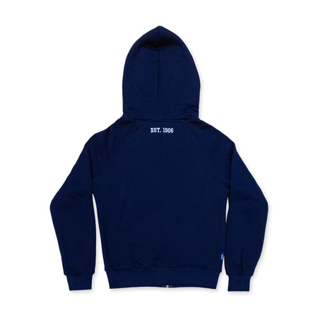 BLUZA DAMSKA GRANATOWA ROZPINANA Z KAPTUREM