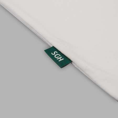 KOSZULKA T-SHIRT BIAŁA MĘSKA Z HAFTEM