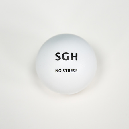 PIŁECZKA ANTYSTRESOWA, CZARNA Z LOGO