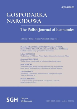 GOSPODARKA NARODOWA. THE POLISH JOURNAL OF ECONOMICS 4/2020