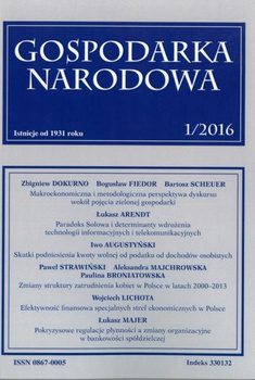 GOSPODARKA NARODOWA 1/2016