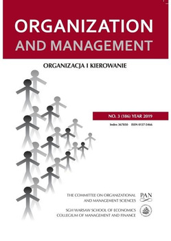 ORGANIZATION AND MANAGEMENT NO. 3(186) 2019