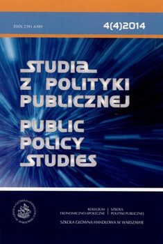 STUDIA Z POLITYKI PUBLICZNEJ 4(4)2014 Public Policy Studies
