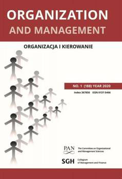 ORGANIZATION AND MANAGEMENT NO. 1(188)2020